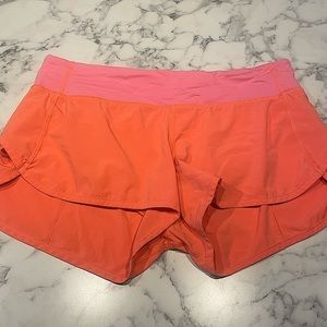 Lululemon speed shorts sz10